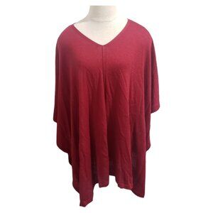 CT1922 J. Jill Red One Size Tunic